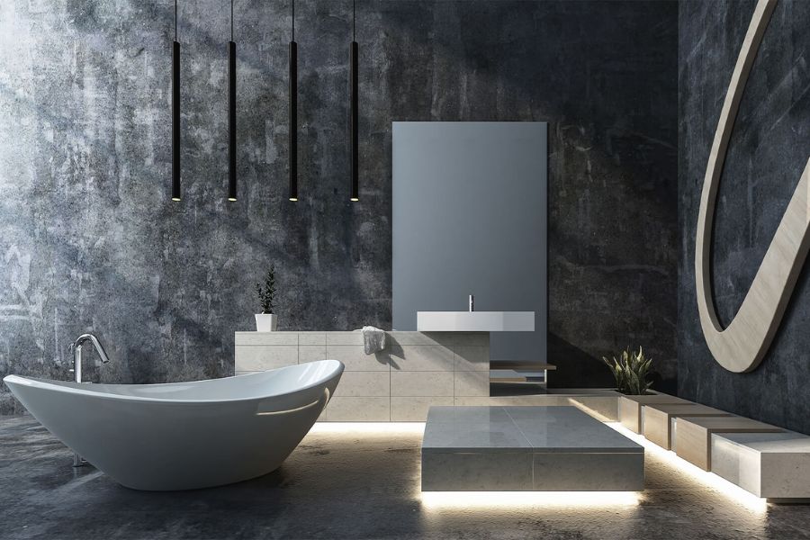 Phụ kiện tối giản, phối màu đơn sắc mang đến không gian hiện đại, đẳng cấp