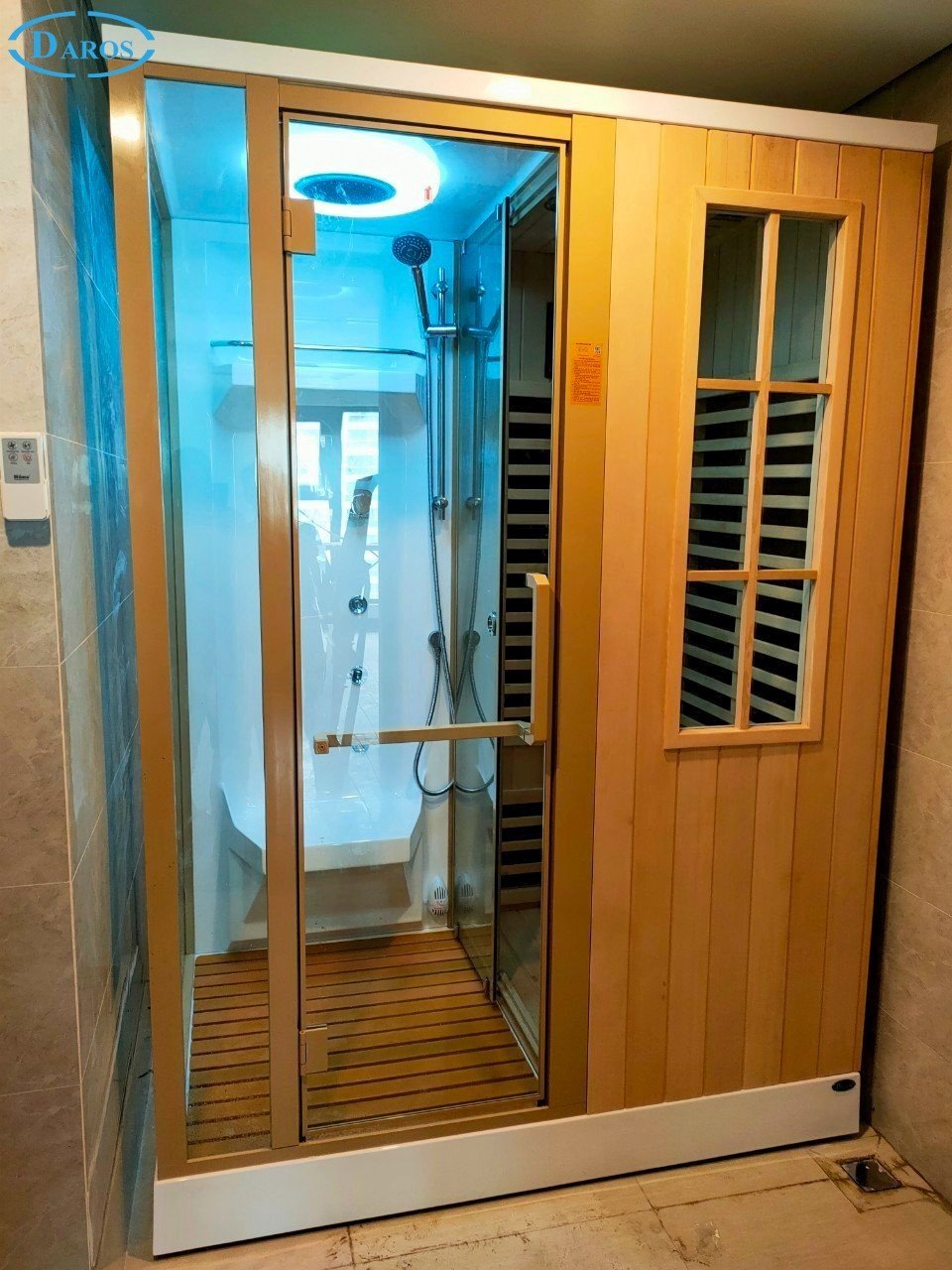 Phòng xông hơi khô kết hợp ướt Daros HT-1002