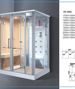 Phòng xông hơi khô kết hợp ướt Daros HT-1001