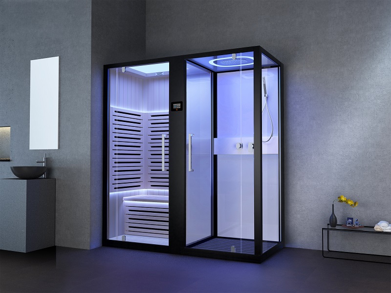 Thiết kế phòng xông hơi Daros HT-9003 mang đến nét sang trọng cho không gian phòng tắm
