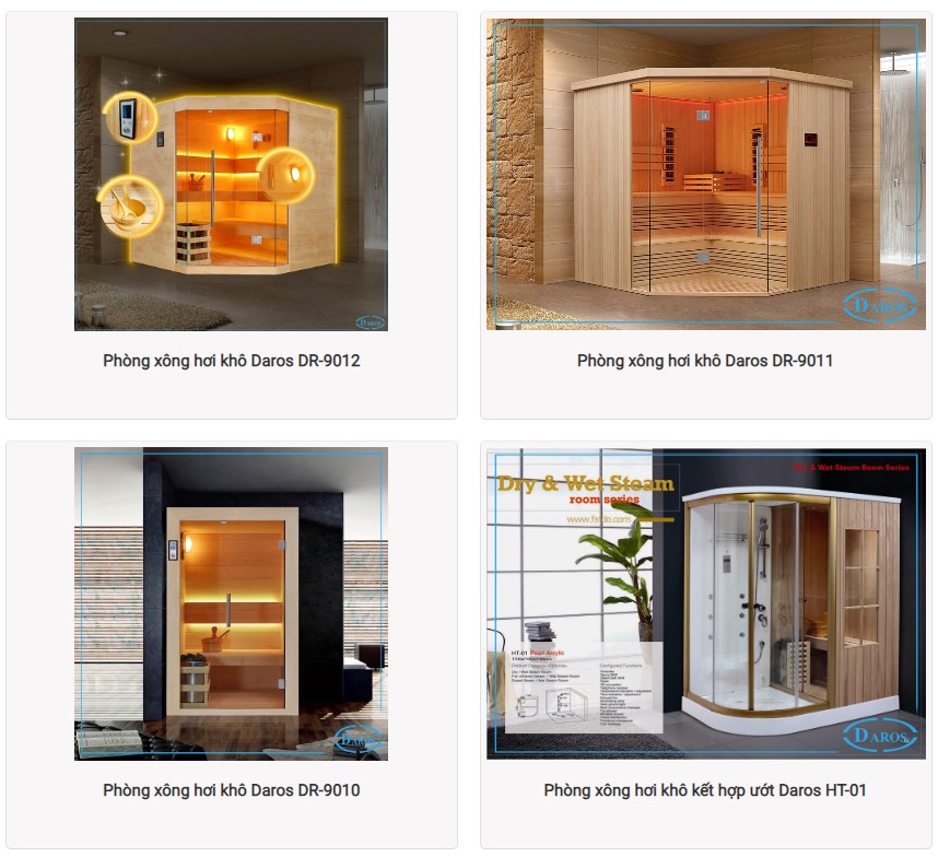 Phòng xông hơi Daros