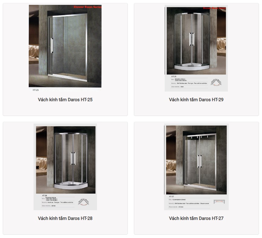 Bồn tắm đứng - Buồng tắm vách kính