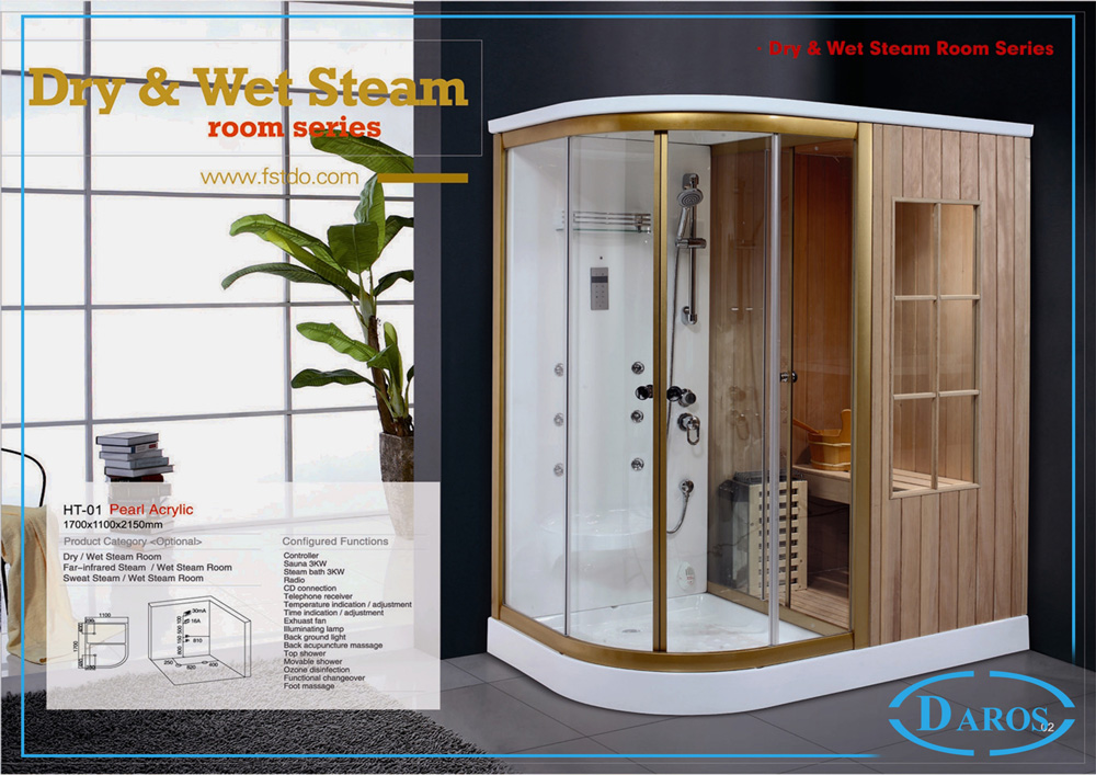 Mẫu phòng xông hơi cao cấp