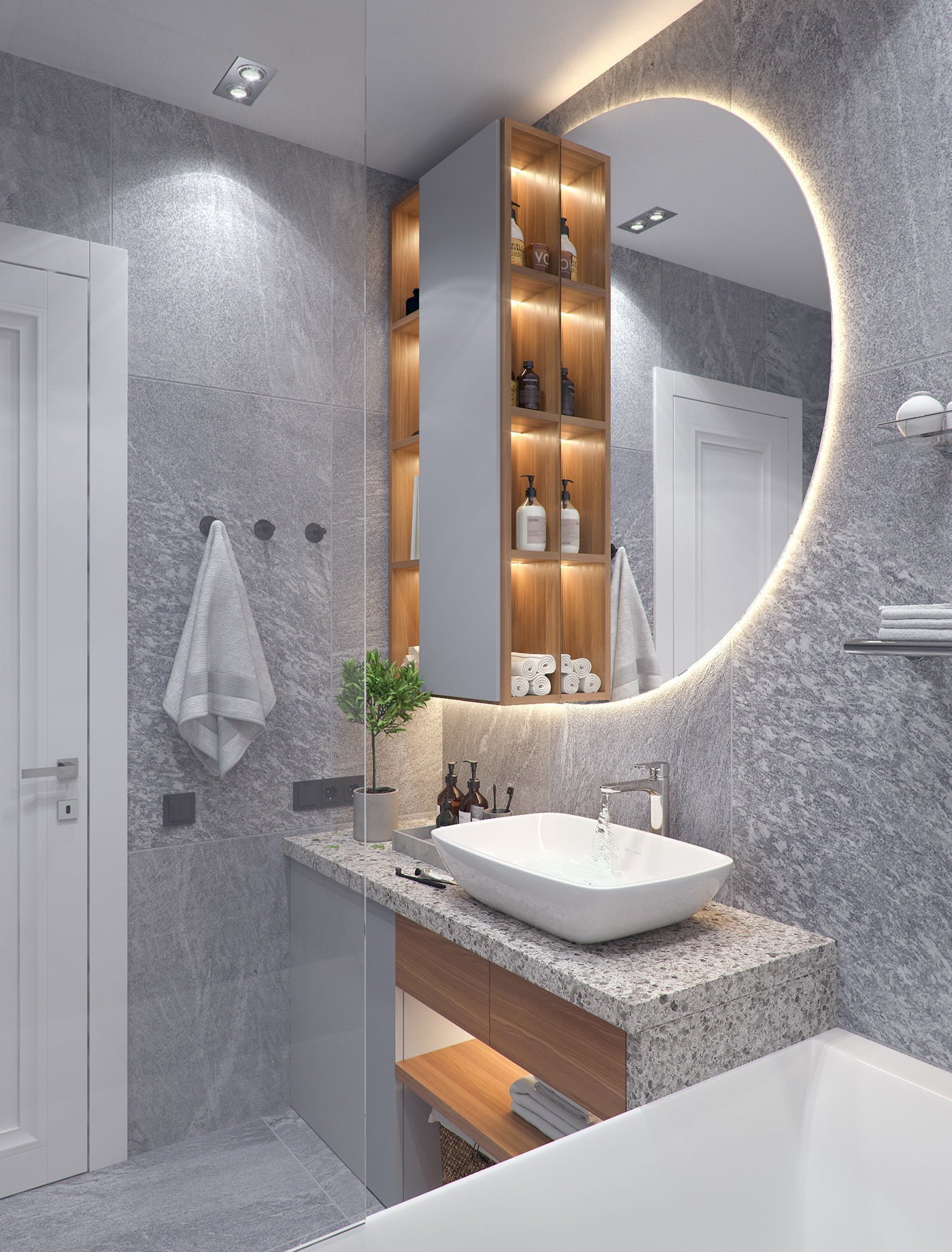 Thiết kế nhà vệ sinh 5m2 siêu đẹp đầy đủ tiện nghi