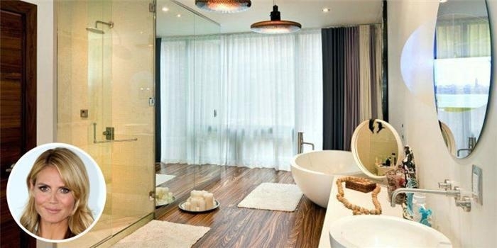 Phòng tắm của siêu mẫu Heidi Klum