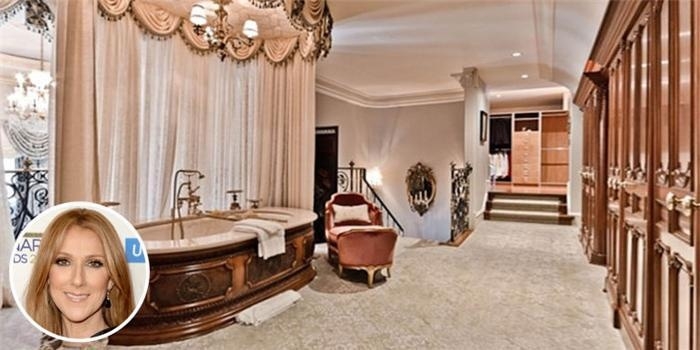 Phòng tắm của nữ diva Celine Dion