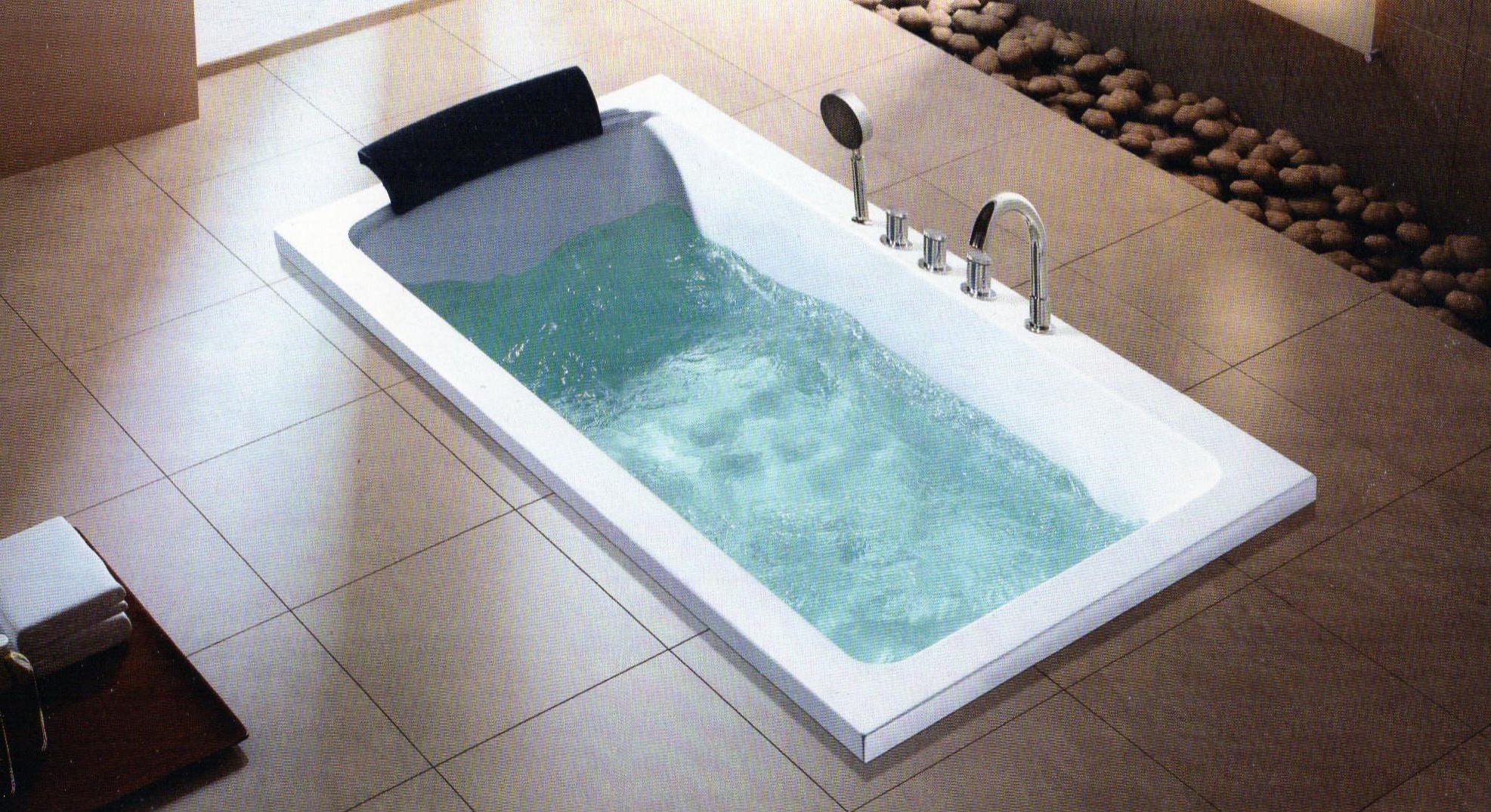 Bồn tắm nằm giúp thư giãn, giảm căng thẳng