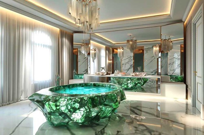 Dubai rất “chịu chi” vào những chiếc phòng tắm bậc nhất 