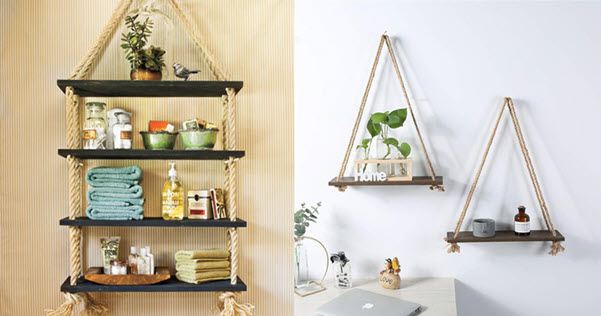 Kệ đồ nhà tắm treo bằng dây