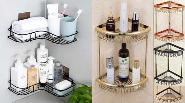 Kệ góc nhà tắm bằng sắt