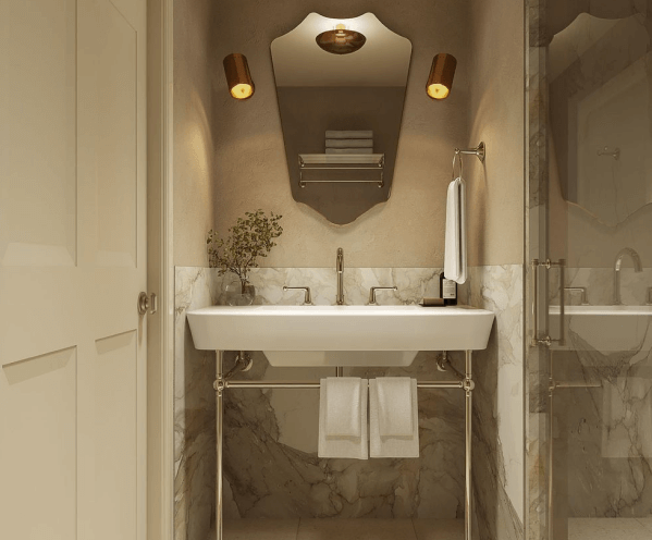 Pedestal sinks là loại lavabo được thiết kế với một chân đế đứng độc lập