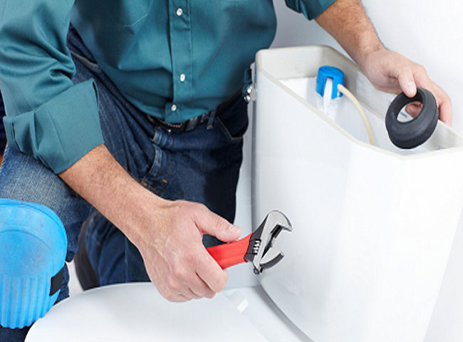 Thay két nước bồn cầu mới