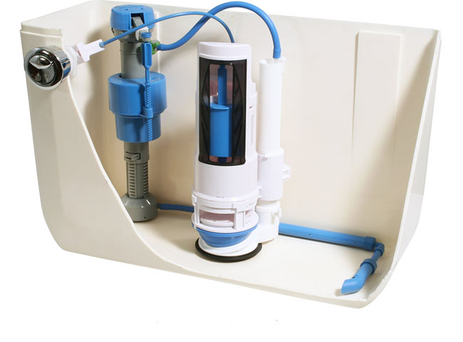 Van cấp nước nằm vị trí phía bên trái