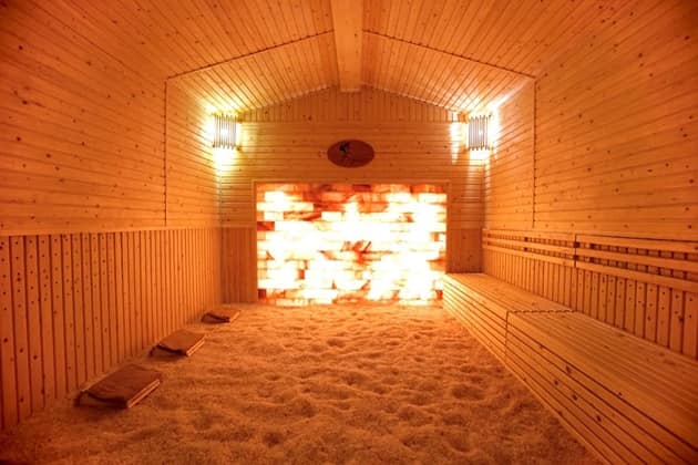 Mẫu phòng xông hồng ngoại đá muối Himalaya
