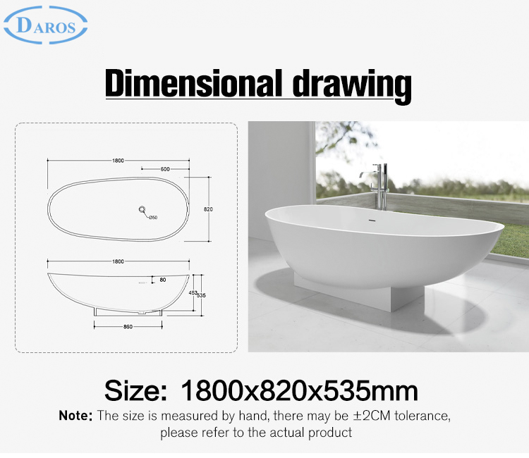 Bồn tắm đá Daros DR-907