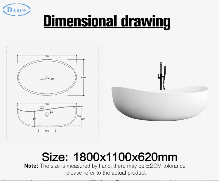 Bồn tắm đá daros DR-911