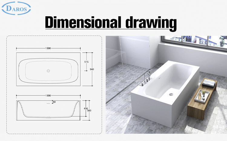 Bồn tắm đá Daros DR-908