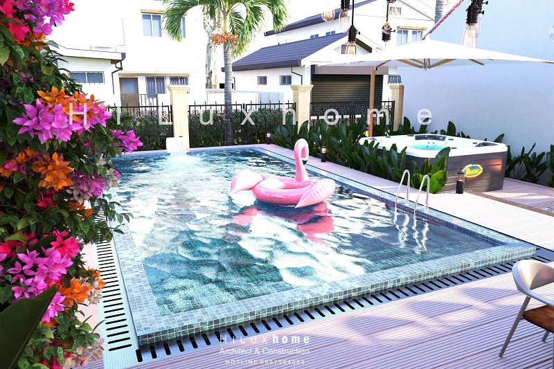 Lưu ý khi thiết kế bể sục jacuzzi cho khu nghỉ dưỡng