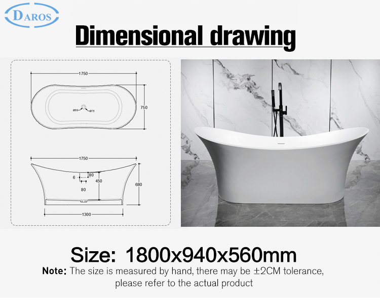 Bồn tắm đá Daros DR-909