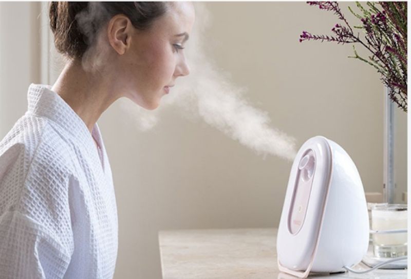 Cách xông mặt bằng máy xông hơi