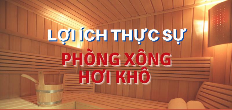 Những lợi  ích khi sử dụng phòng xông hơi khô sauna hiện nay