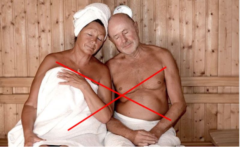 Người cao tuổi không nên xông hơi