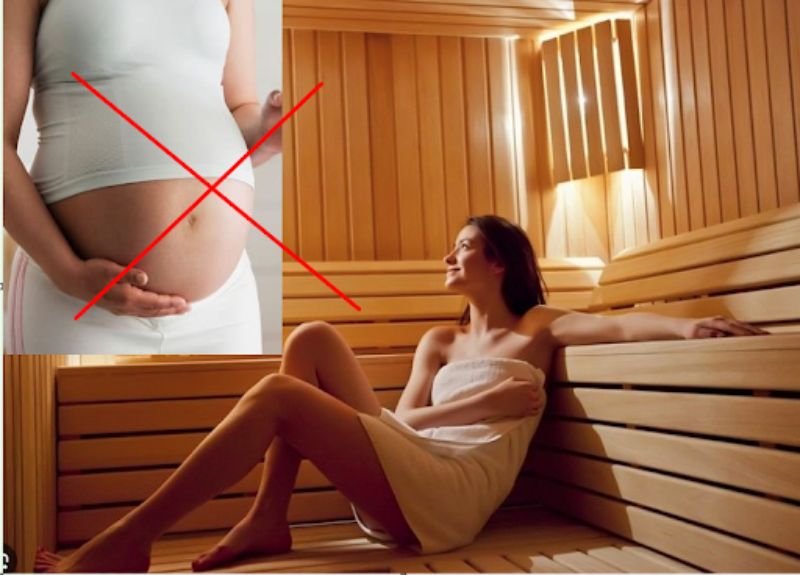 Phụ nữ có thai không nên xông hơi