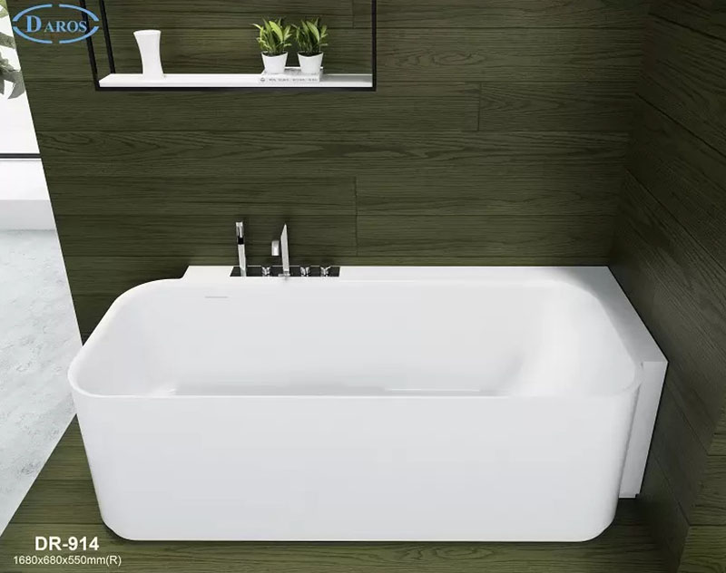 Bồn tắm đá nhân tạo hình chữ nhật