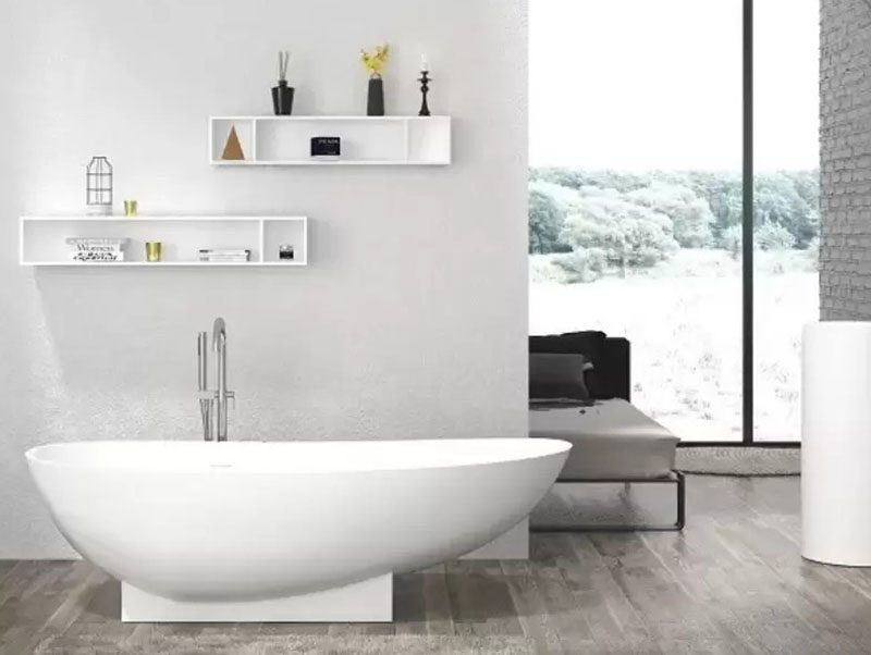 Bồn tắm đá nhân tạo hình thuyền