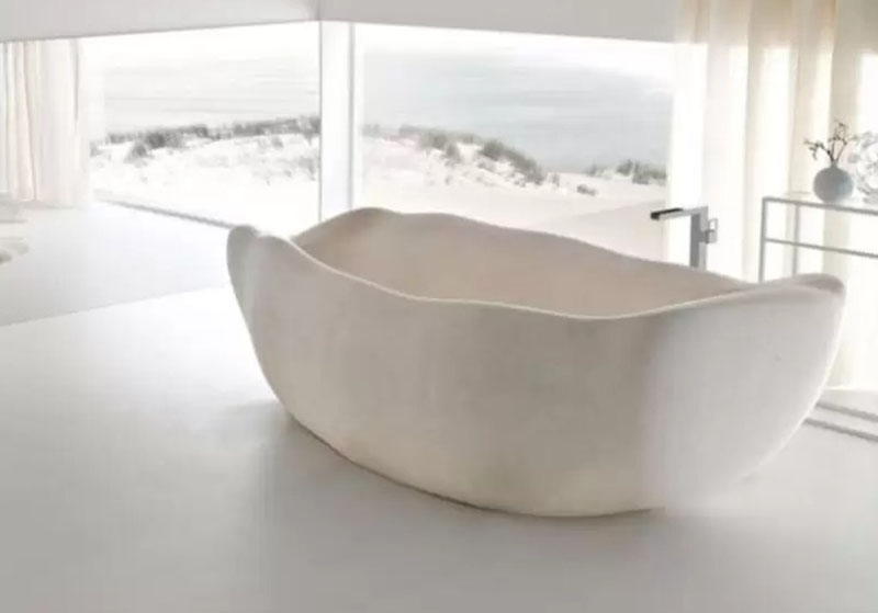 Bồn tắm đá nhân tạo hình vỏ sò