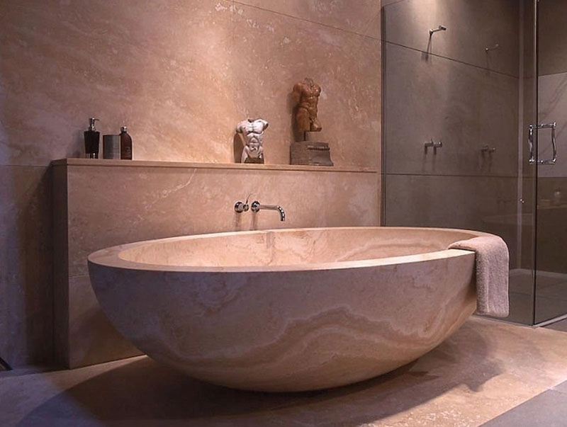 Bồn tắm đá nhân tạo vân gỗ Marble