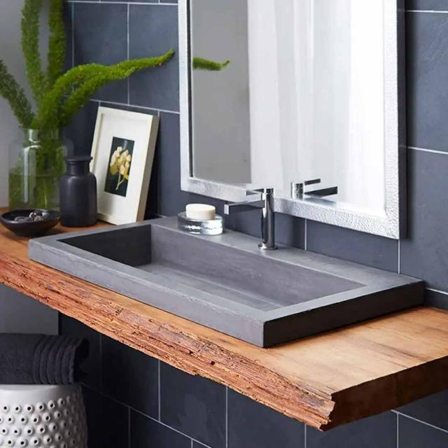 Chậu rửa mặt lavabo bê tông