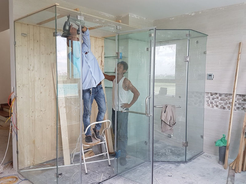 Thi công lắp đặt phòng xông hơi ướt