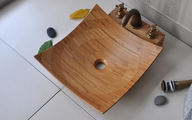 Lavabo gỗ