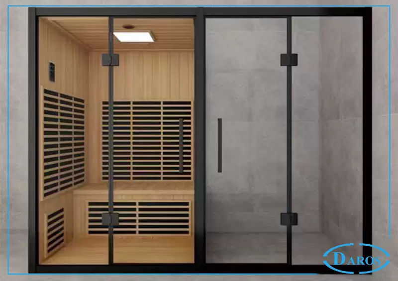Phòng xông hơi khô kết hợp ướt của nhà A Long tại quận Cầu Giấy