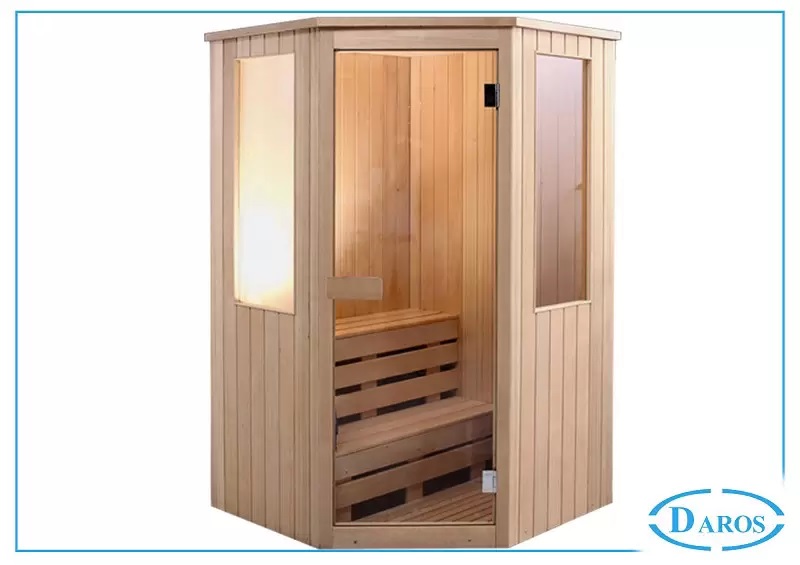 Phòng xông hơi khô được làm từ chất liệu gỗ cao cấp