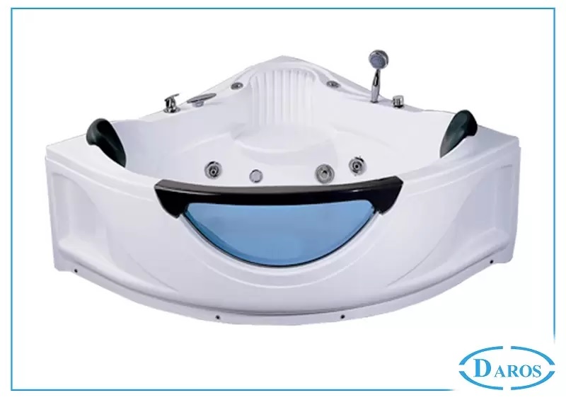 Mẫu bồn tắm góc có phần ngồi dựa