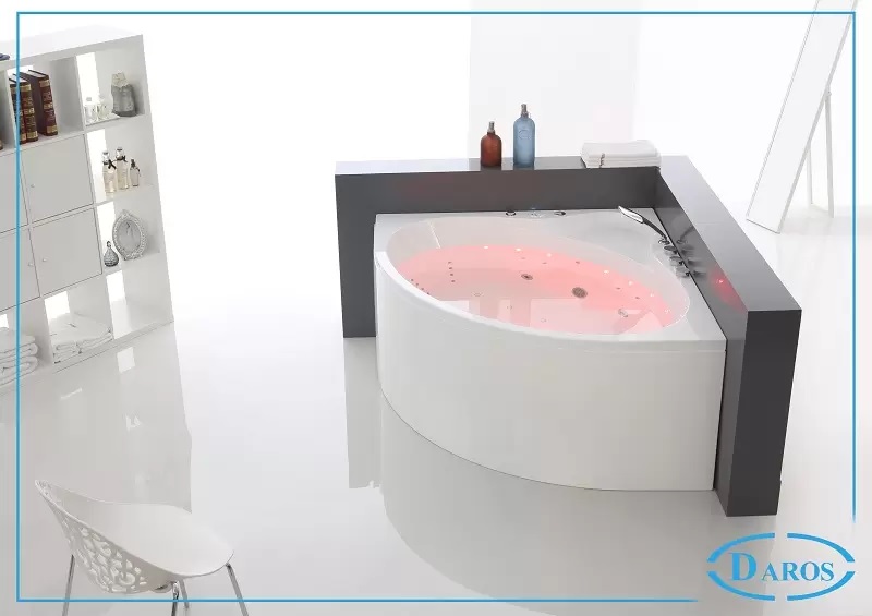 Mẫu bồn tắm vát tròn