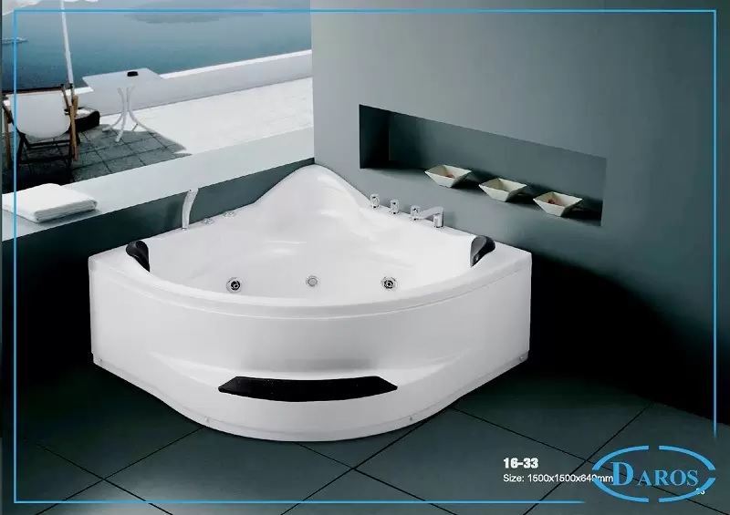 Mẫu bồn góc tam giác