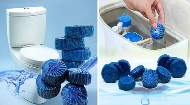 Sử dụng viên thông bồn cầu