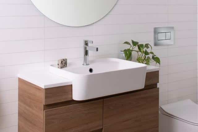 Tủ lavabo bán âm là gì