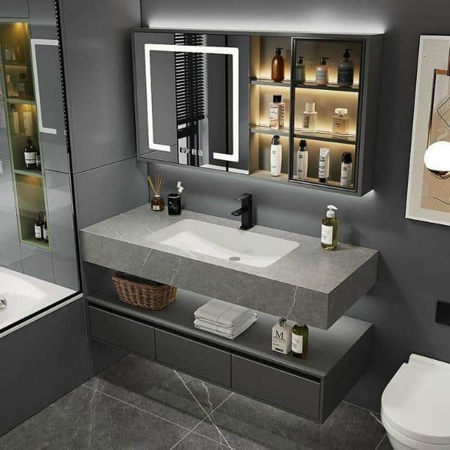 Vai trò của tủ lavabo trong phòng tắm