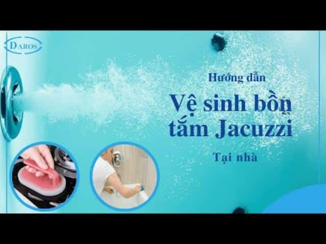 Chuẩn bị vệ sinh bộ lọc  jacuzzi
